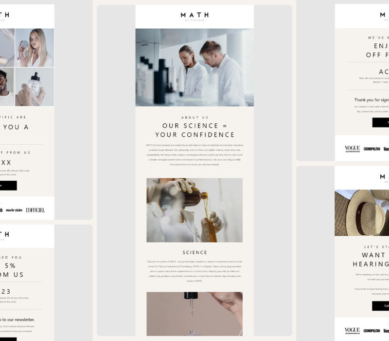 MATH Scientific Email Mock up